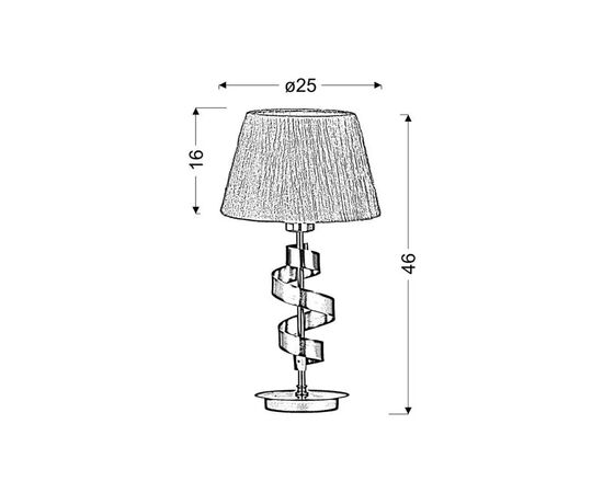Настольная лампа Candellux 41-23483 DENIS (41-23483), изображение 2 Настольная лампа Candellux 41-23483 DENIS (41-23483), изображение 2