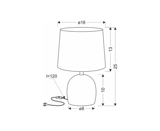 Настільна лампа Candellux 41-24381 ADELINA (41-24381), зображення 3 Настільна лампа Candellux 41-24381 ADELINA (41-24381), зображення 3