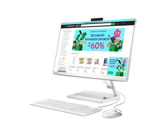 Компьютер Lenovo IdeaCentre AiO 3 24ALC6 / Ryzen5 7530U (F0G100Y5UA), изображение 2