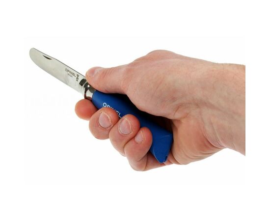 Нож Opinel №7 "My First Opinel" blue (001697), изображение 5 Нож Opinel №7 "My First Opinel" blue (001697), изображение 5
