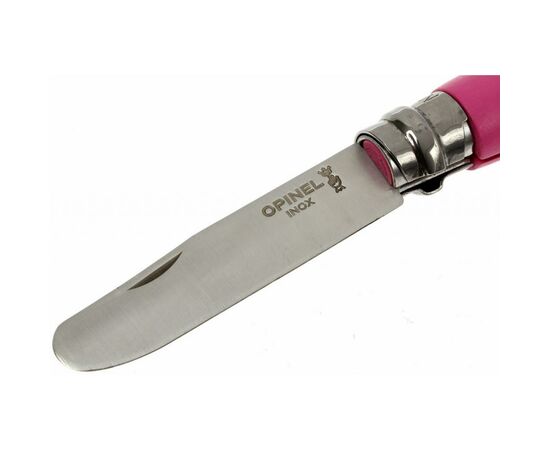 Нож Opinel №7 "My First Opinel" pink (001699), изображение 2 Нож Opinel №7 "My First Opinel" pink (001699), изображение 2