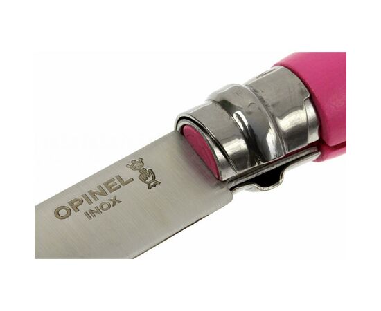 Нож Opinel №7 "My First Opinel" pink (001699), изображение 3 Нож Opinel №7 "My First Opinel" pink (001699), изображение 3