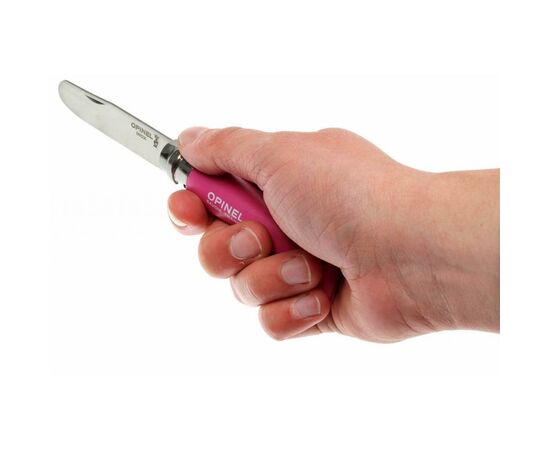 Нож Opinel №7 "My First Opinel" pink (001699), изображение 5 Нож Opinel №7 "My First Opinel" pink (001699), изображение 5
