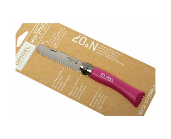 Нож Opinel №7 "My First Opinel" pink (001699), изображение 6 Нож Opinel №7 "My First Opinel" pink (001699), изображение 6