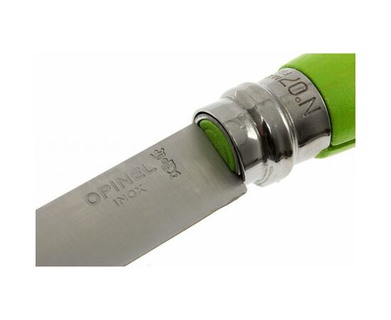 Нож Opinel №7 "My First Opinel" green (001700), изображение 3 Нож Opinel №7 "My First Opinel" green (001700), изображение 3