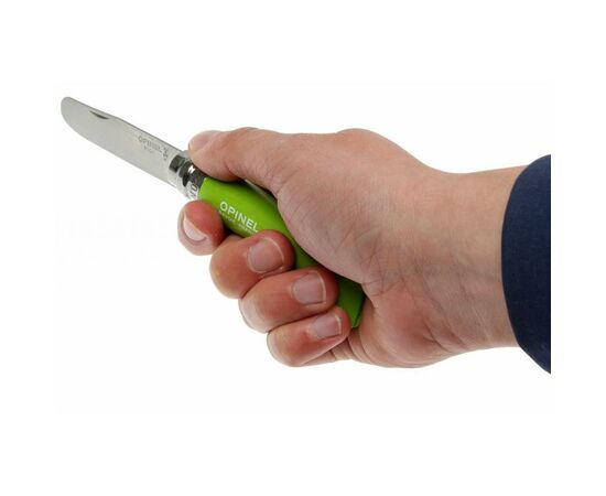 Нож Opinel №7 "My First Opinel" green (001700), изображение 5 Нож Opinel №7 "My First Opinel" green (001700), изображение 5