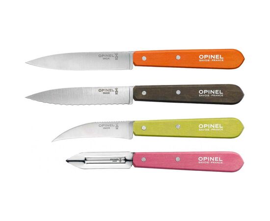 Набор ножей Opinel Les Essentiels 50’s 4шт (001452), изображение 2 Набор ножей Opinel Les Essentiels 50’s 4шт (001452), изображение 2