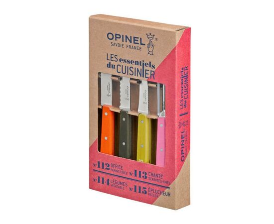 Набор ножей Opinel Les Essentiels 50’s 4шт (001452), изображение 3 Набор ножей Opinel Les Essentiels 50’s 4шт (001452), изображение 3