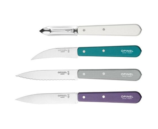 Набор ножей Opinel Les Essentiels Art 4шт (001939), изображение 2 Набор ножей Opinel Les Essentiels Art 4шт (001939), изображение 2