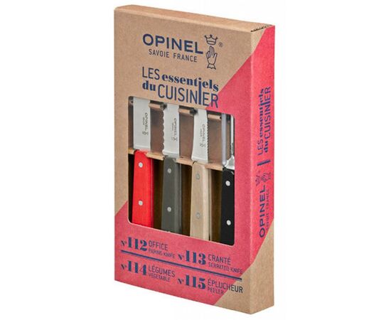 Набор ножей Opinel Les Essentiels Loft 4шт (001626), изображение 3 Набор ножей Opinel Les Essentiels Loft 4шт (001626), изображение 3