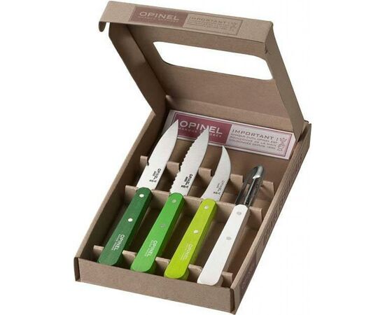 Набор ножей Opinel Les Essentiels Primavera 4шт (001709)
