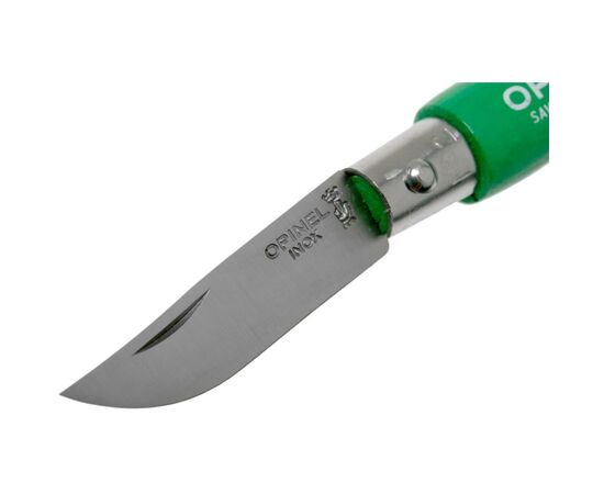 Нож Opinel 2 Inox VRI Green (002273), изображение 3 Нож Opinel 2 Inox VRI Green (002273), изображение 3