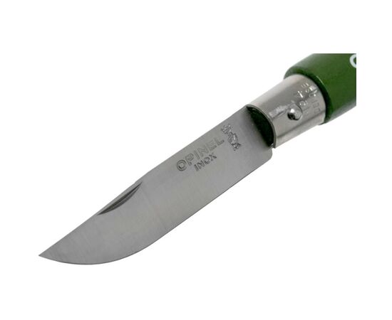 Нож Opinel 4 Inox VRI Green (002054), изображение 3 Нож Opinel 4 Inox VRI Green (002054), изображение 3