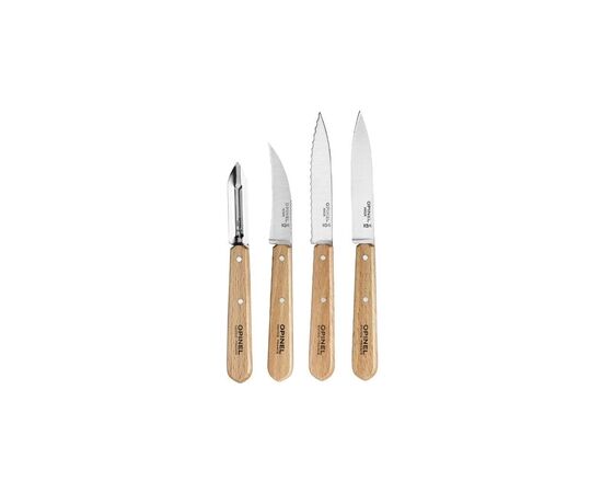 Набор ножей Opinel Les Essentiels Natural 4шт (001300)