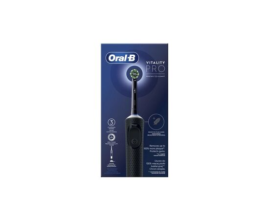 Электрическая зубная щетка Oral-B Vitality D103.413.3 Protect x clean (4210201427124), изображение 3 Электрическая зубная щетка Oral-B Vitality D103.413.3 Protect x clean (4210201427124), изображение 3