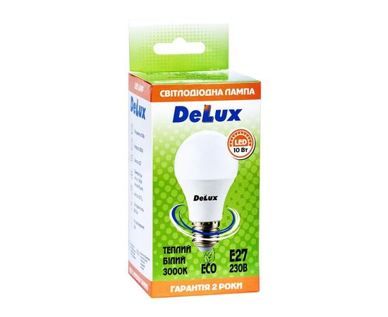 Лампочка Delux BL 60 10 Вт 3000K (90020548), изображение 2 Лампочка Delux BL 60 10 Вт 3000K (90020548), изображение 2