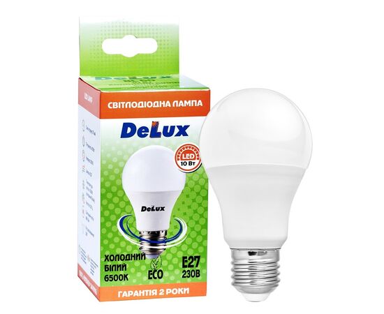 Лампочка Delux BL 60 10 Вт 6500K (90020549), изображение 3 Лампочка Delux BL 60 10 Вт 6500K (90020549), изображение 3