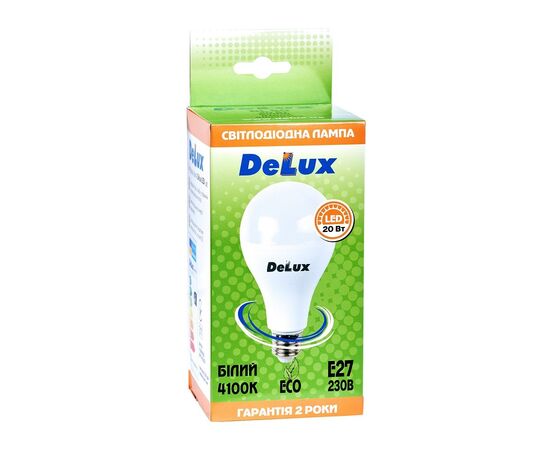Лампочка Delux BL 80 20 Вт 4100K (90020553), изображение 2 Лампочка Delux BL 80 20 Вт 4100K (90020553), изображение 2