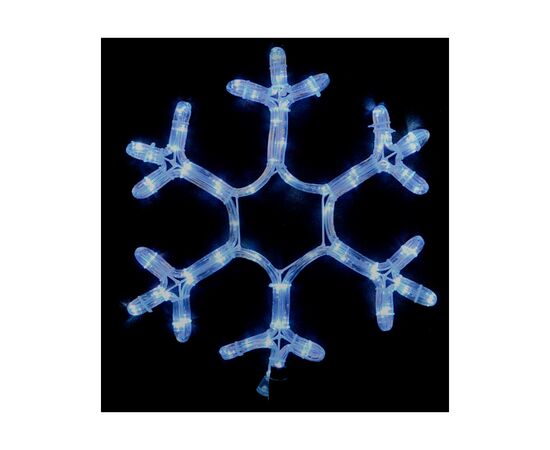 Гірлянда Delux Motif flash Snowflake 40 см білий IP44 EN (90012961)