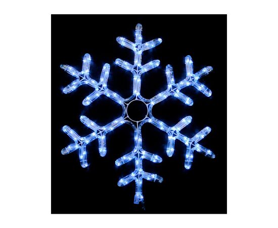 Гирлянда Delux Motif flash Snowflake 55 см белый IP44 EN (90012963)