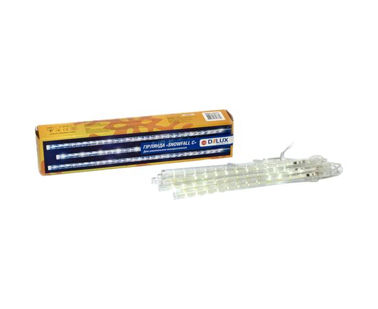 Гирлянда Delux Snowfall C 192LED 8х0.3 м IP44 EN Белая/Прозрачная (90017977)