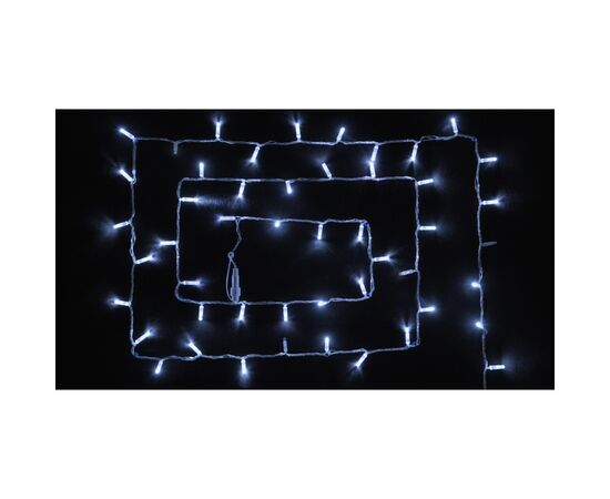 Гирлянда Delux STRING 100LED 10 м flash Белый/Прозрачный IP44 (90015187)