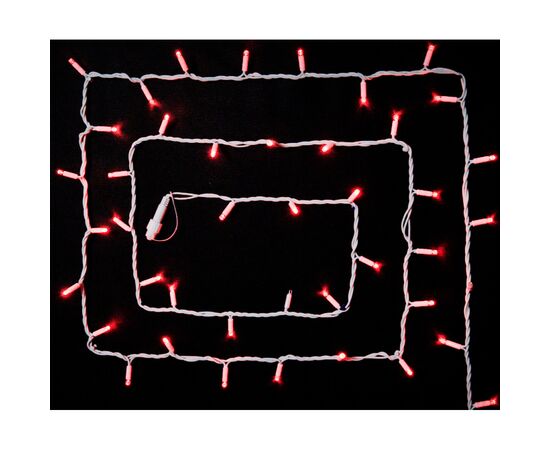 Гирлянда Delux STRING flash 100LED 10 м красный/белый IP44 EN (90012972)
