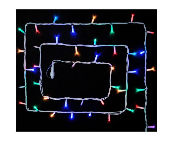 Гірлянда Delux STRING flash 100LED 10 м мульти/білий IP44 EN (90012974)