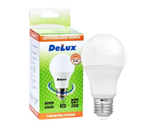Лампочка Delux BL 60 10 Вт 4100K (90020464), изображение 3 Лампочка Delux BL 60 10 Вт 4100K (90020464), изображение 3