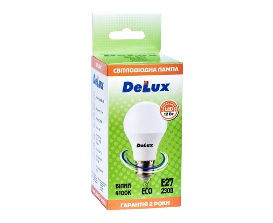 Лампочка Delux BL 60 12 Вт 4100K (90020466), изображение 2 Лампочка Delux BL 60 12 Вт 4100K (90020466), изображение 2