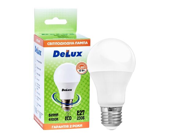Лампочка Delux BL 60 12 Вт 4100K (90020466), изображение 3 Лампочка Delux BL 60 12 Вт 4100K (90020466), изображение 3