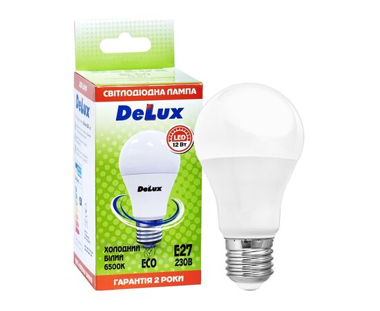 Лампочка Delux BL 60 12 Вт 6500K (90020550), изображение 3 Лампочка Delux BL 60 12 Вт 6500K (90020550), изображение 3