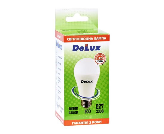 Лампочка Delux BL 60 15 Вт 4100K (90020551), изображение 2 Лампочка Delux BL 60 15 Вт 4100K (90020551), изображение 2