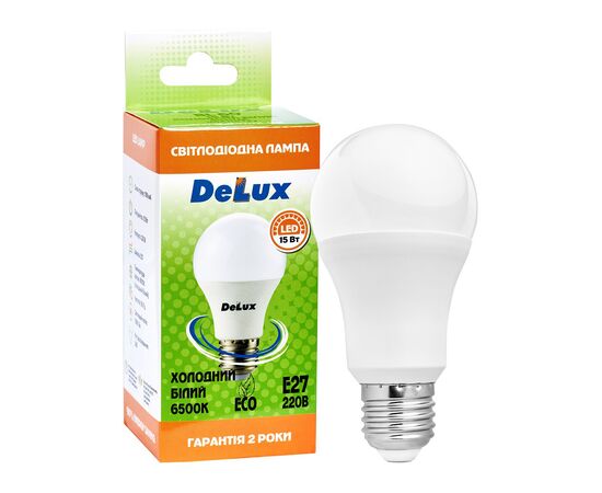 Лампочка Delux BL 60 15 Вт 6500K (90011753), зображення 3