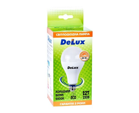Лампочка Delux BL 80 20 Вт 6500K (90020554), изображение 2 Лампочка Delux BL 80 20 Вт 6500K (90020554), изображение 2