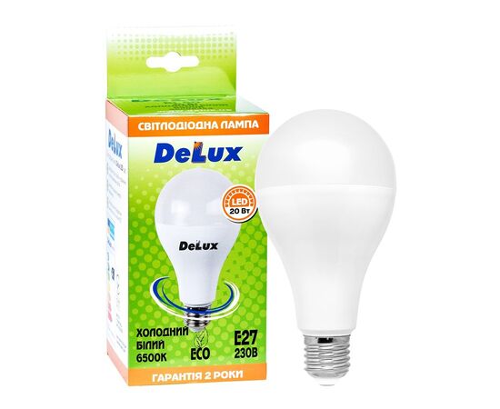 Лампочка Delux BL 80 20 Вт 6500K (90020554), изображение 3 Лампочка Delux BL 80 20 Вт 6500K (90020554), изображение 3