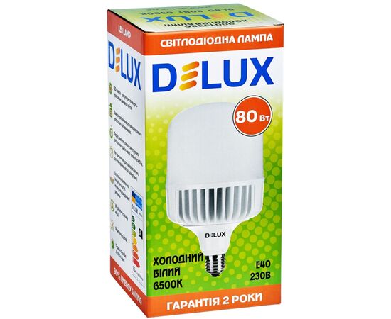 Лампочка Delux BL 80 80w E40 6500К (90015386), изображение 4 Лампочка Delux BL 80 80w E40 6500К (90015386), изображение 4