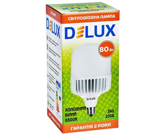 Лампочка Delux BL 80 80w E40 6500K (90020579), изображение 3 Лампочка Delux BL 80 80w E40 6500K (90020579), изображение 3