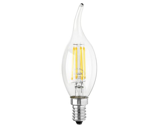 Лампочка Delux BL37B 4 Вт tail 4000K 220В E14 filament (90011686), изображение 2 Лампочка Delux BL37B 4 Вт tail 4000K 220В E14 filament (90011686), изображение 2