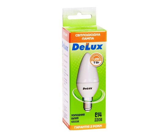 Лампочка Delux BL37B 7Вт 6500K 220В E14 (90020557), изображение 2