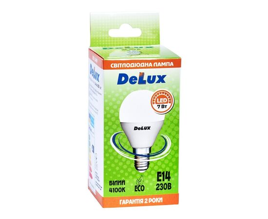 Лампочка Delux BL50P 7Вт 4100K 220В E14 (90020560), изображение 2 Лампочка Delux BL50P 7Вт 4100K 220В E14 (90020560), изображение 2