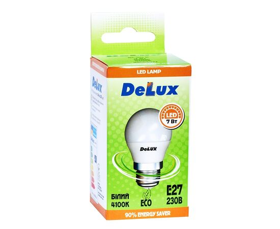 Лампочка Delux BL50P 7Вт 4100K 220В E27 (90020561), изображение 2 Лампочка Delux BL50P 7Вт 4100K 220В E27 (90020561), изображение 2