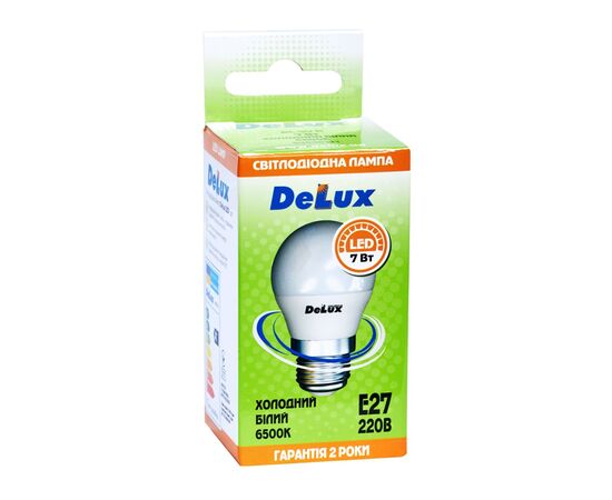 Лампочка Delux BL50P 7Вт 6500K 220В E27 (90020562), изображение 2 Лампочка Delux BL50P 7Вт 6500K 220В E27 (90020562), изображение 2