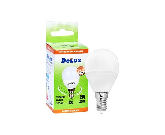 Лампочка Delux BL50P 7Вт 2700K 220В E14 (90004074), изображение 2 Лампочка Delux BL50P 7Вт 2700K 220В E14 (90004074), изображение 2