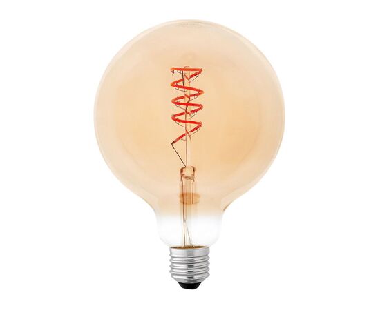 Лампочка Delux Globe G125 6Вт E27 2200К amber spiral filament (90018147)