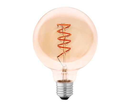 Лампочка Delux Globe G95 5Вт E27 2200К amber spiral filament (90018166)