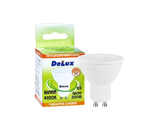 Лампочка Delux GU10A 5Вт 4100K (90011747), изображение 2 Лампочка Delux GU10A 5Вт 4100K (90011747), изображение 2