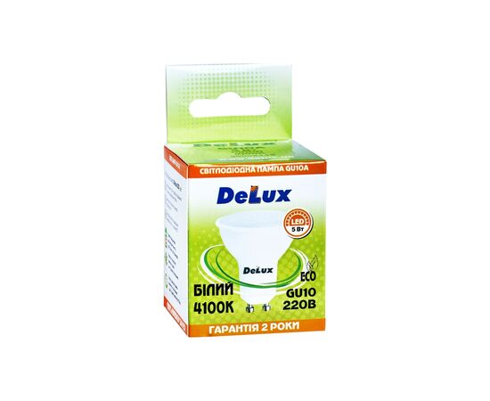 Лампочка Delux GU10A 5Вт 4100K (90011747), изображение 3 Лампочка Delux GU10A 5Вт 4100K (90011747), изображение 3