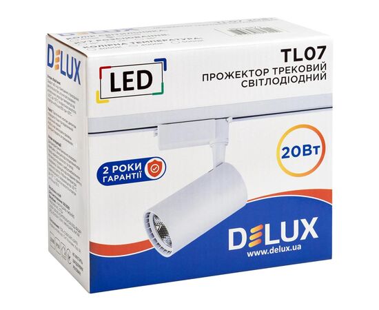 Світильник Delux TL07 20 Вт 36 4000K (90015872), зображення 2 Світильник Delux TL07 20 Вт 36 4000K (90015872), зображення 2