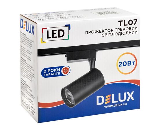 Світильник Delux TL07 20 Вт 36 4000K (90015873), зображення 2 Світильник Delux TL07 20 Вт 36 4000K (90015873), зображення 2